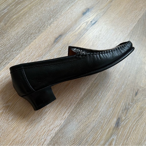 Super Varese Black Patent Leather Loafers Vero Cuoio Italiano Made In Italy - 41 - Picture 10 of 14